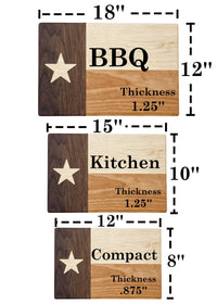 Load image into Gallery viewer, Texas Flag Chopping Block
