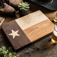 Load image into Gallery viewer, Texas Flag Chopping Block
