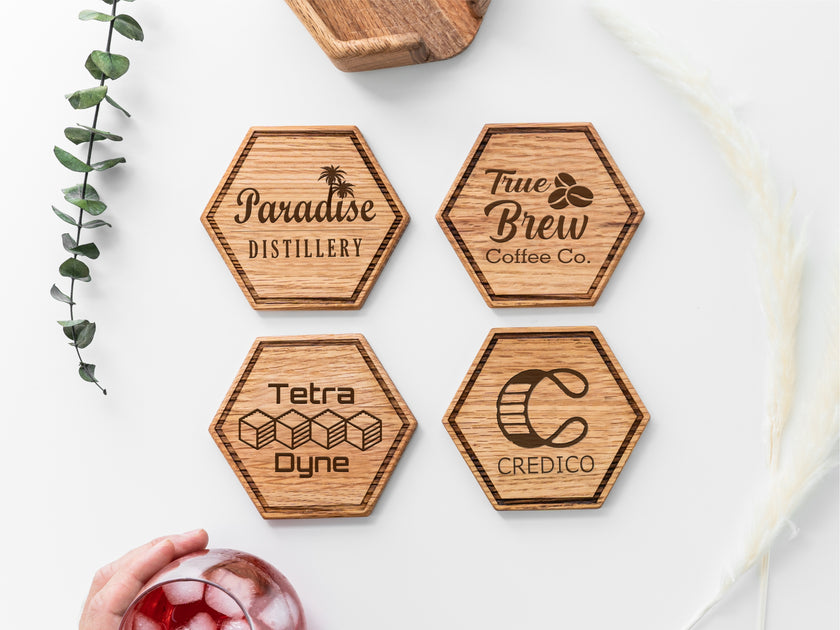 Custom Coaster Set Drapela Works Professional